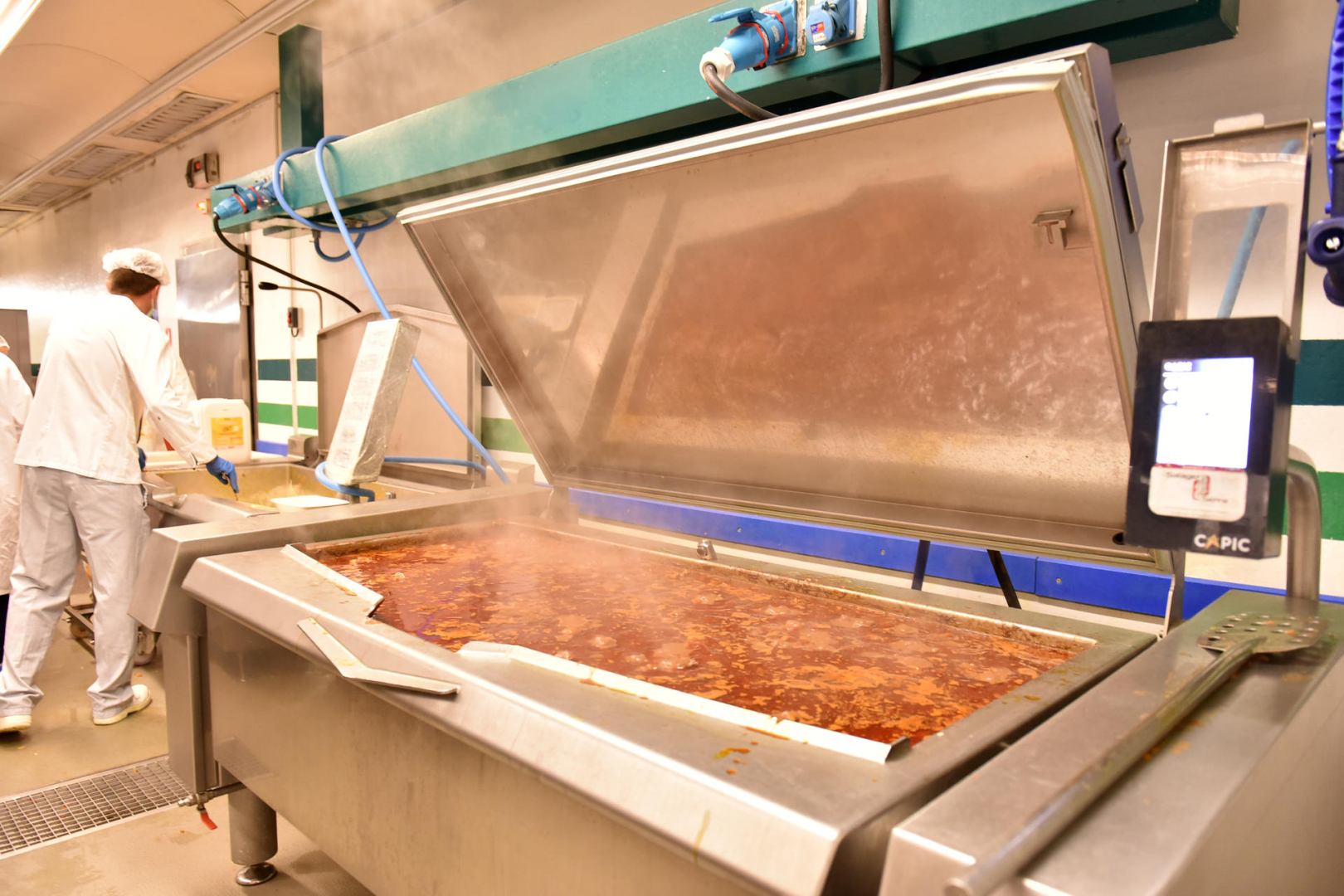 Intérieur de la cuisine centrale