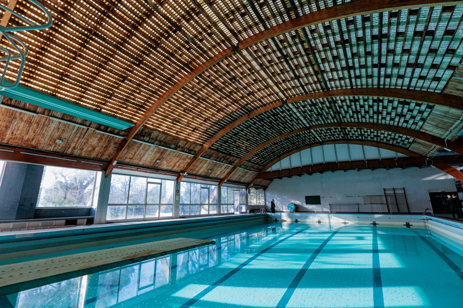 Voute de la piscine de la Motte Rouge 