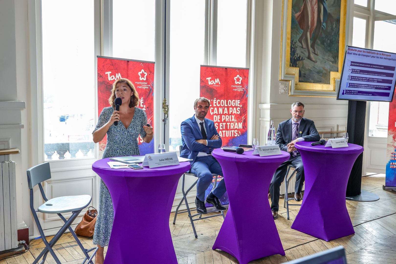 Conférence de presse sur la Gratuité à l'opéra Comédie