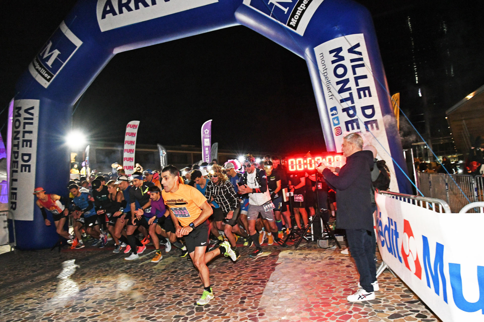 Départ de la course l'an dernier