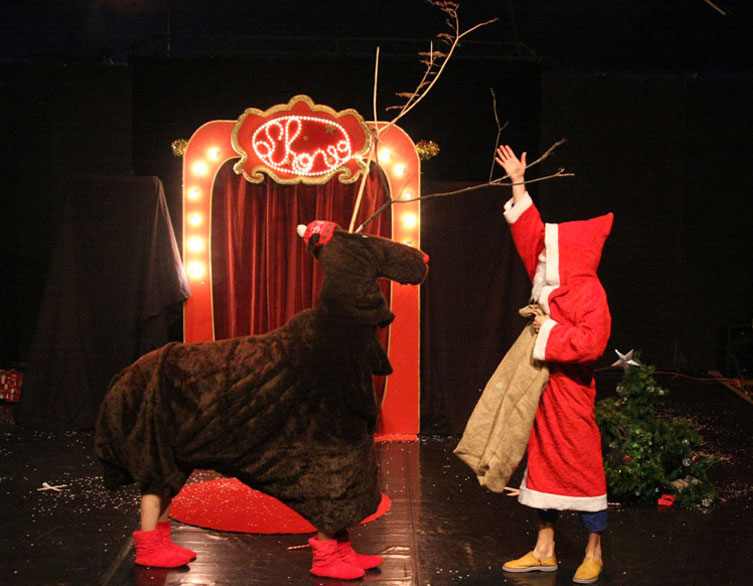 une scène du spectacle 