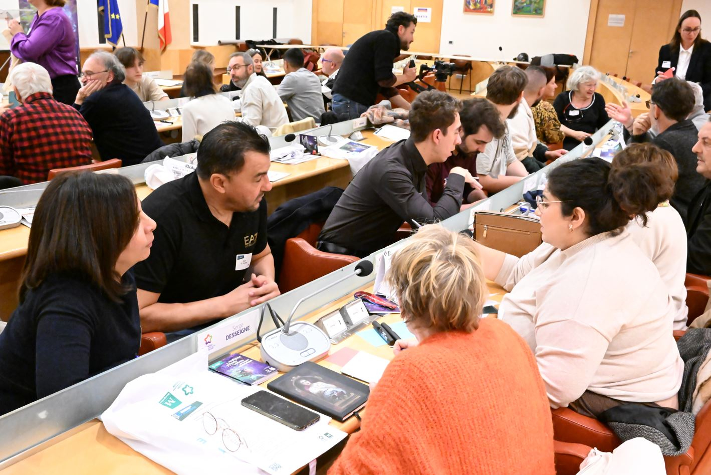 Séance de travail des membres du Conseil citoyen 