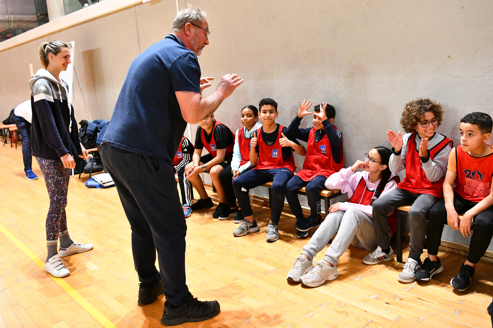 Une vingtaine d'éducateurs sportifs assurait l'encadrement 