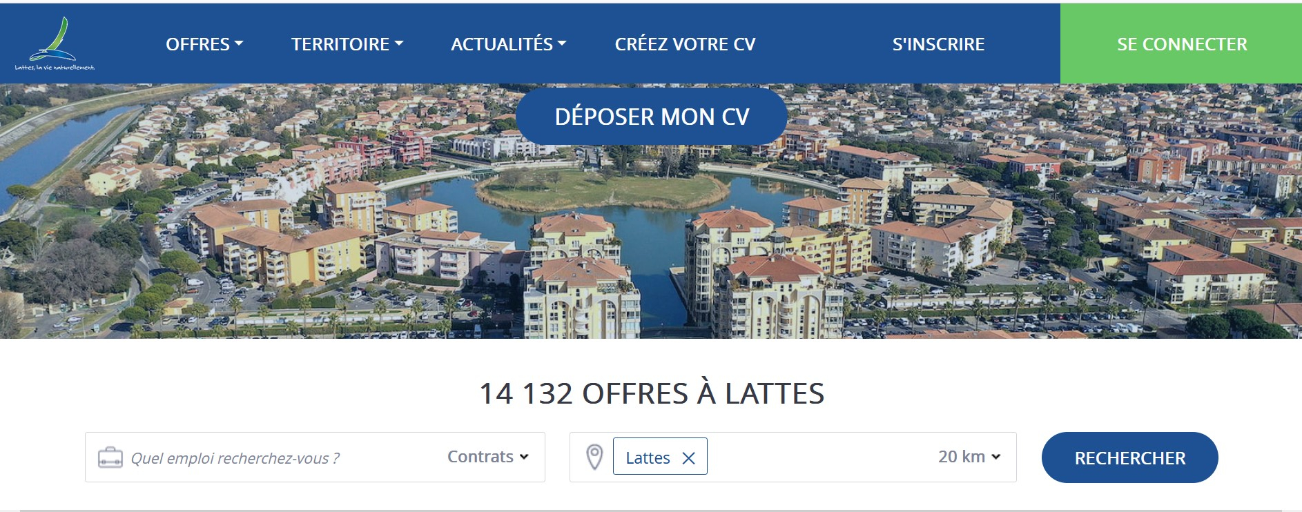Site emploi Lattes