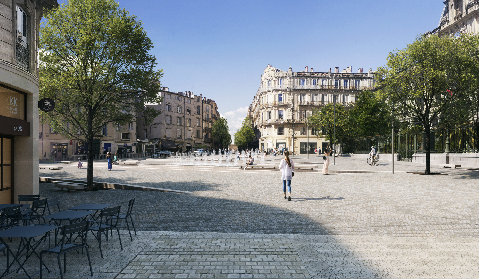 Place rénovée