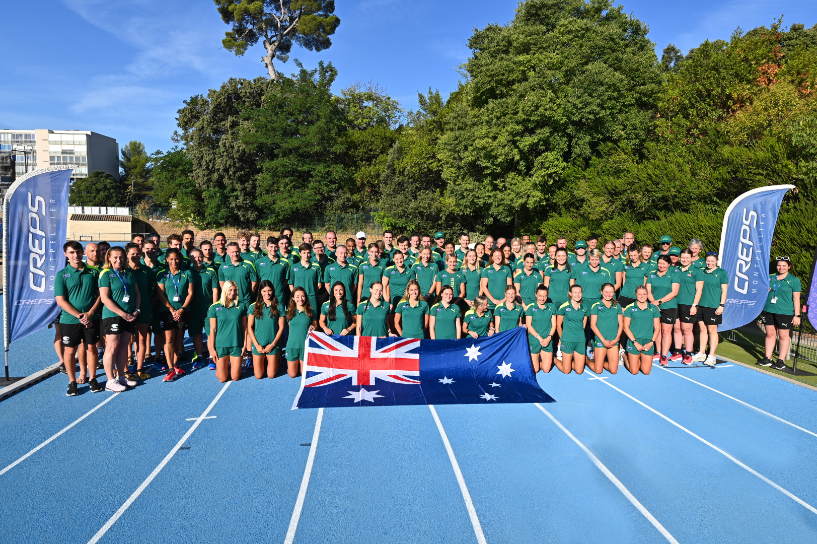 La sélection d'athlétisme australienne sera présente au grand complet pour profiter du stade Philippidès