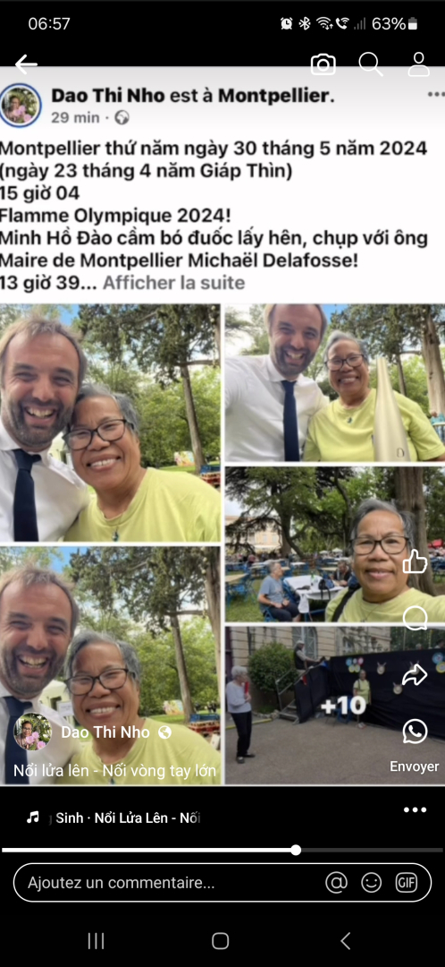 page facebook