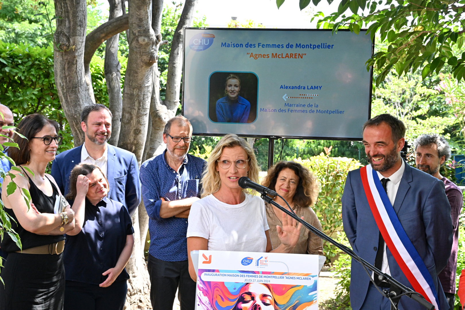 ouverture de la maison des femmes 