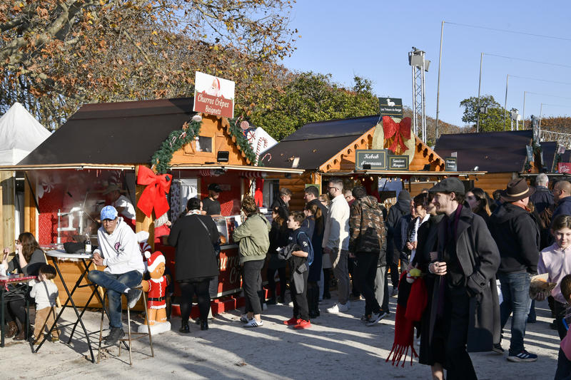 Marché de Noël au Peyrou à Montpellier