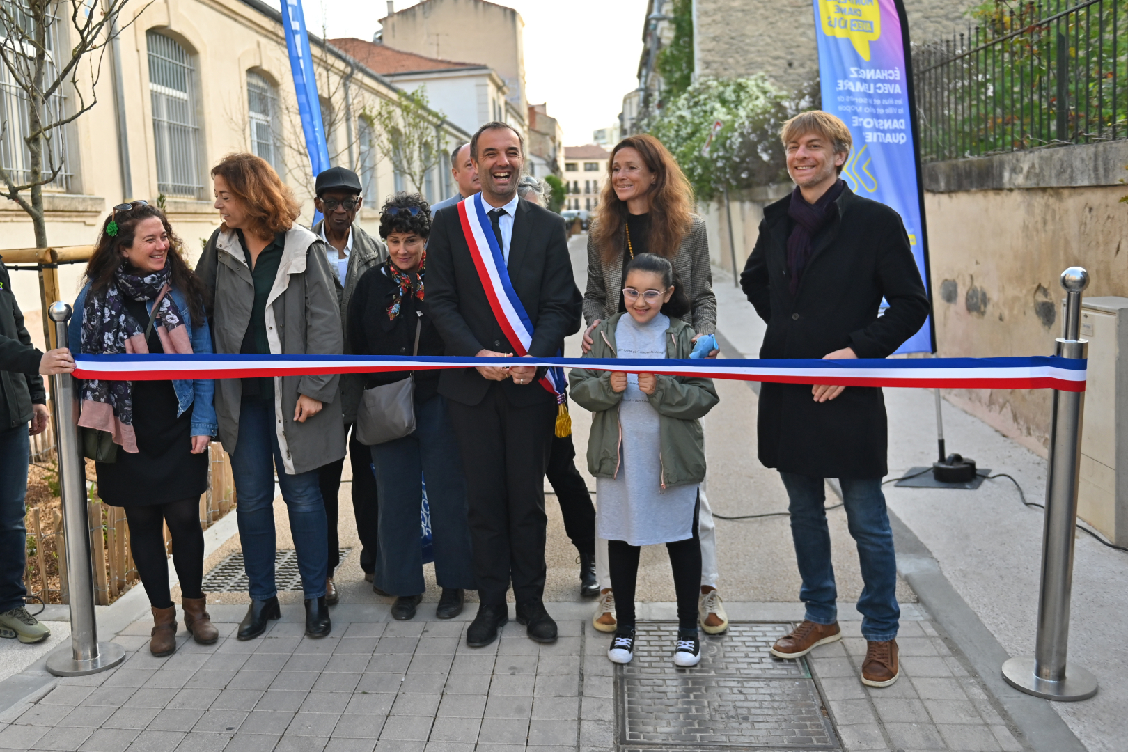 Coupure de ruban inaugurale
