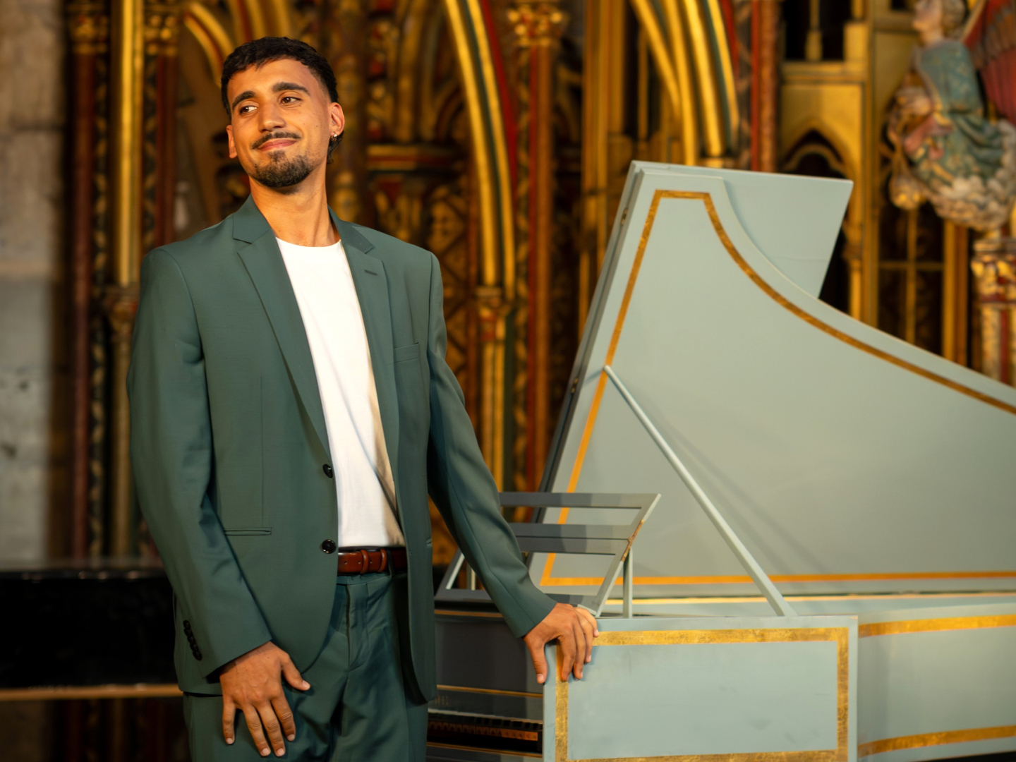 Sébastien Grimaud au clavecin