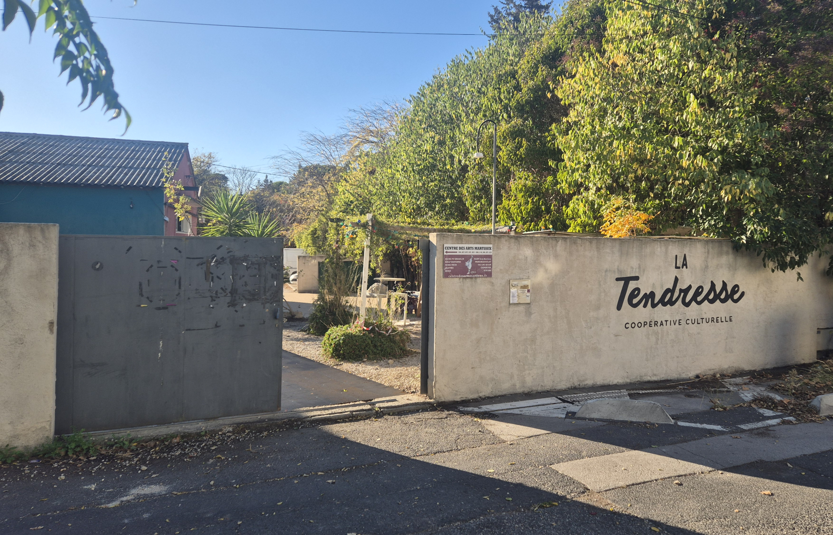 L'entrée de La Tendresse