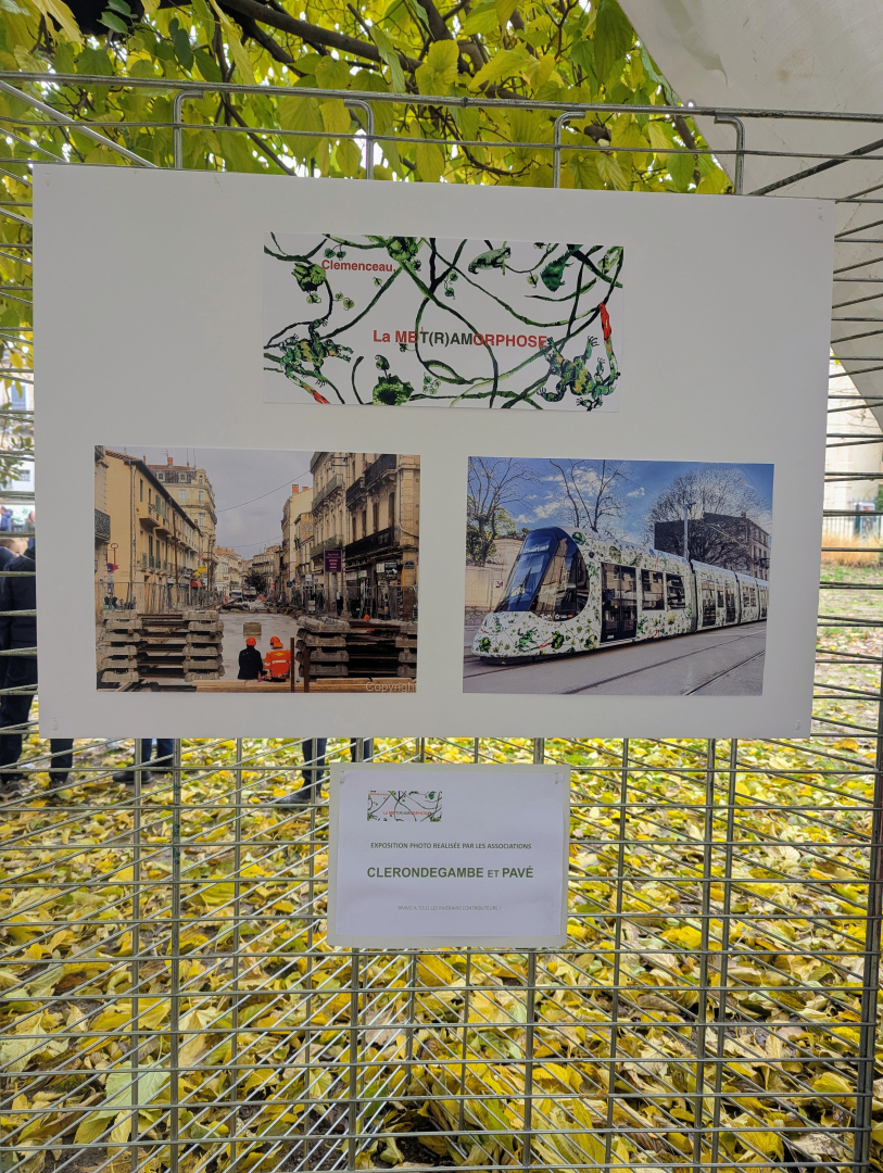 Dans le parc Clemenceau en fête une exposition rappelait la transformation du quartier