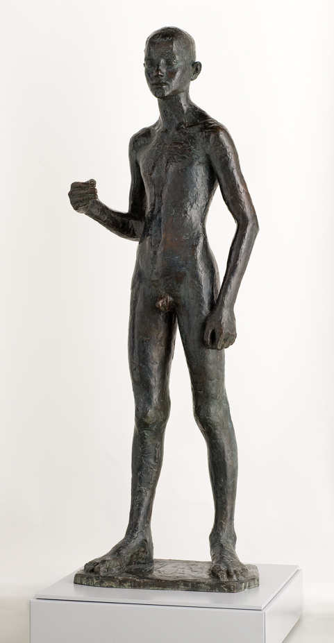 Statue en bronze de jeune homme, dite "Loretto"