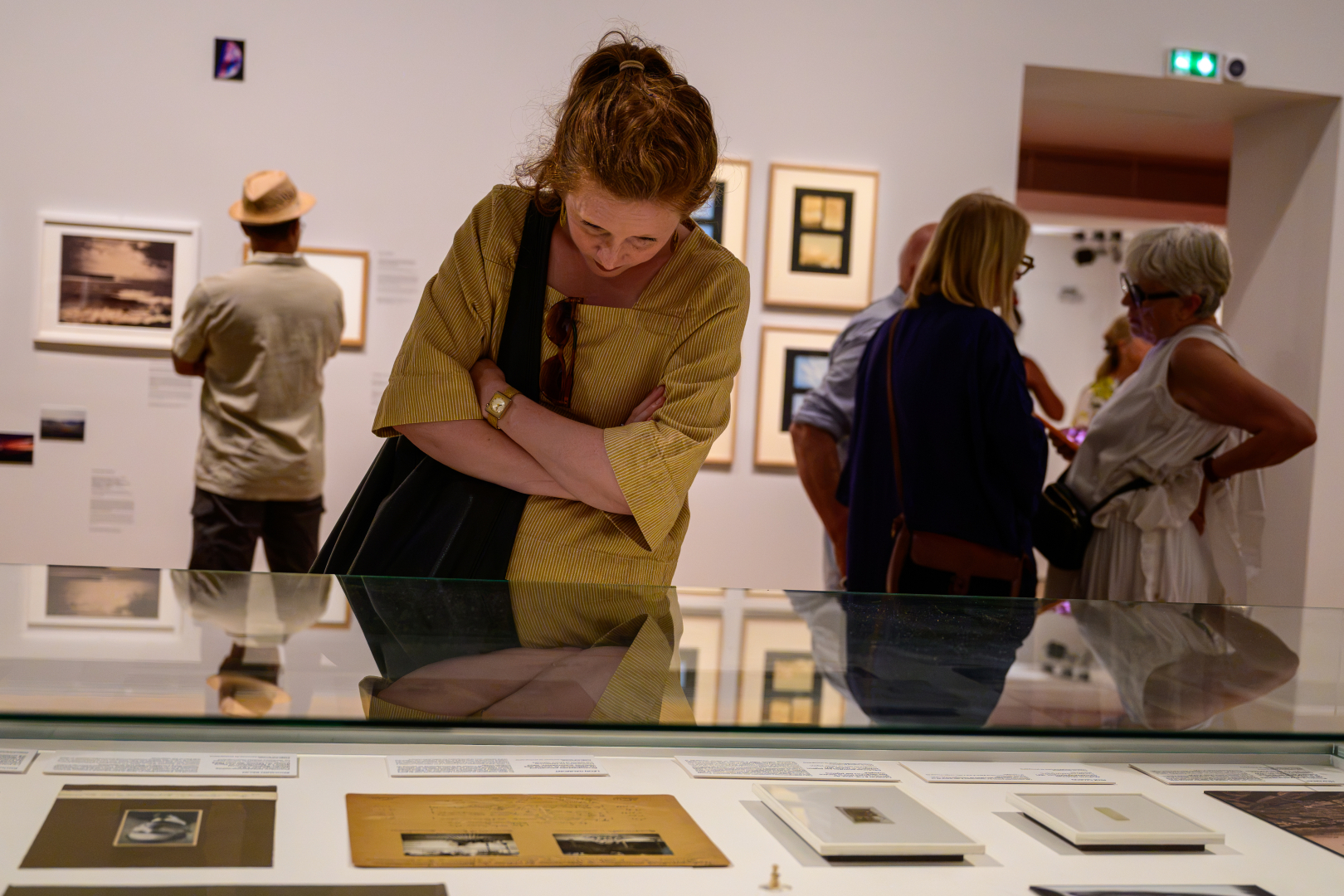 Visiteurs de l'expo