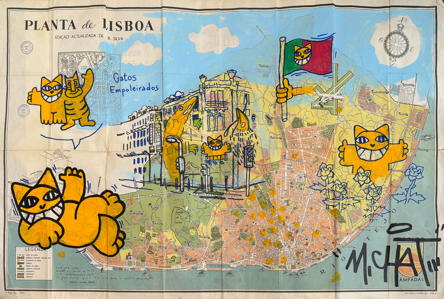 un oeuvre de M. Chat