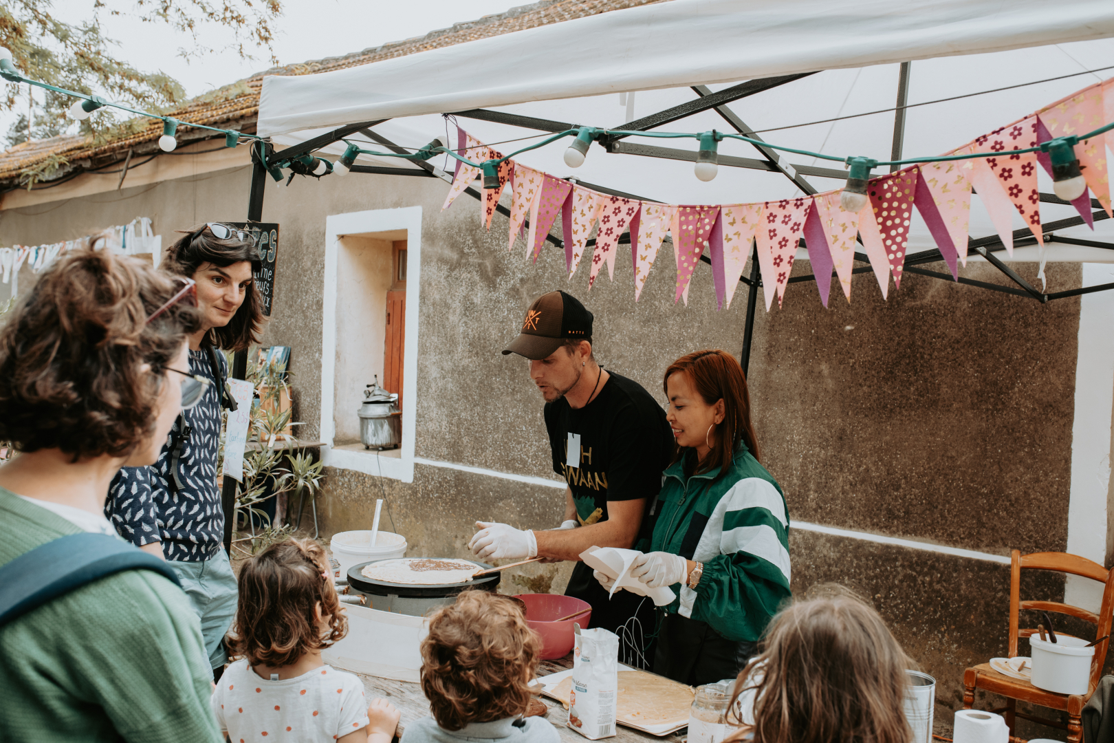 le stand des crèpes 