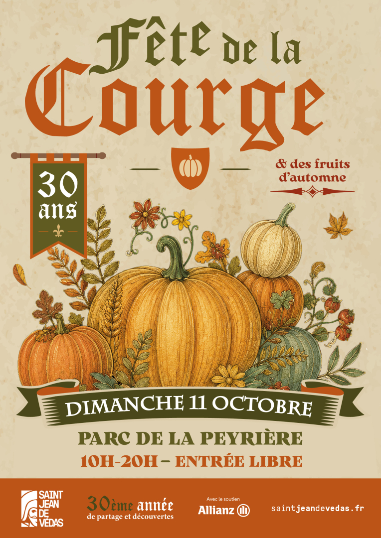 Affiche de la Fête de la Courge