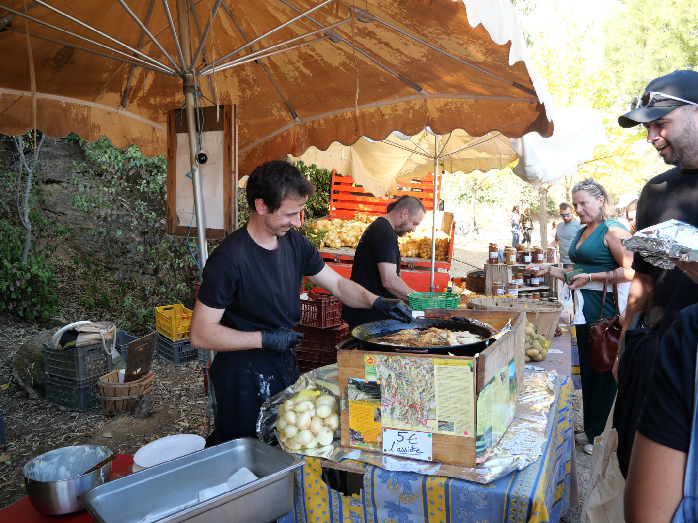Stand de vente et restauration