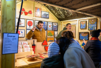 stand de Oups et Sunra au marché de Noël