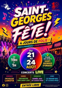 affiche de la fête de Saint-Georges