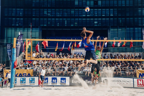 match de beach volley 