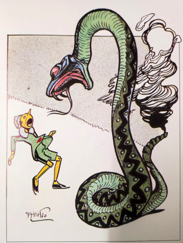 Illustration de Pinocchio par Carlo Chiostri