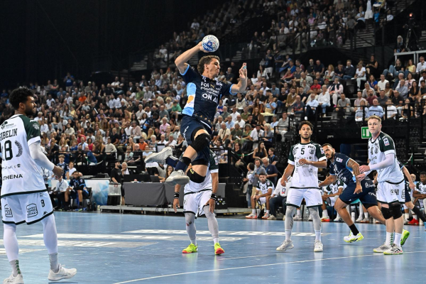 Le meneur argentin s'est donné à fond jusqu'à la dernière minute du derby MHB - USAM